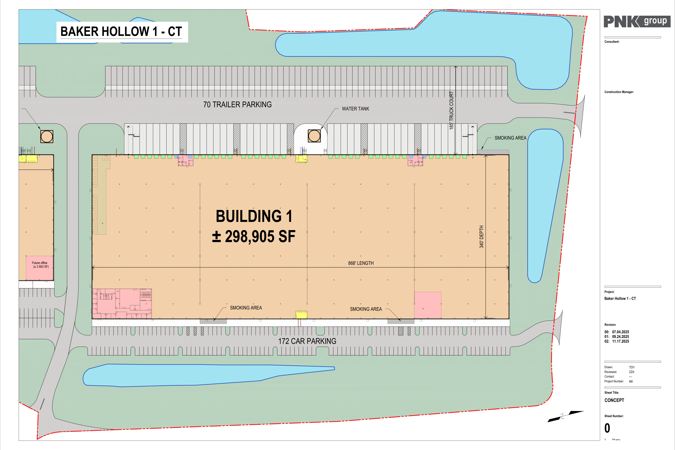 PNK Baker Hollow 1 site plan