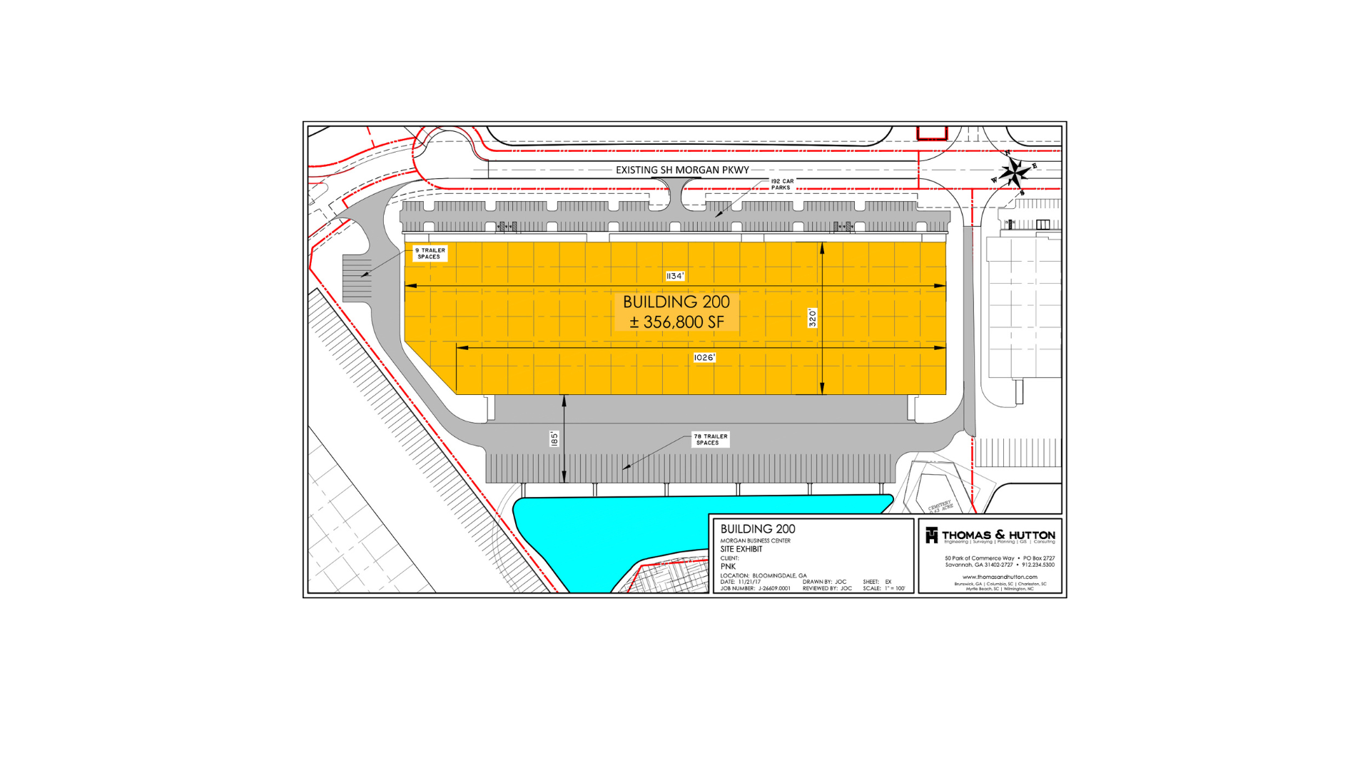PNK Park Morgan Business Center site plan